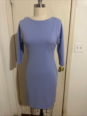Le Corbusier Lavender Midi Sheath Dress